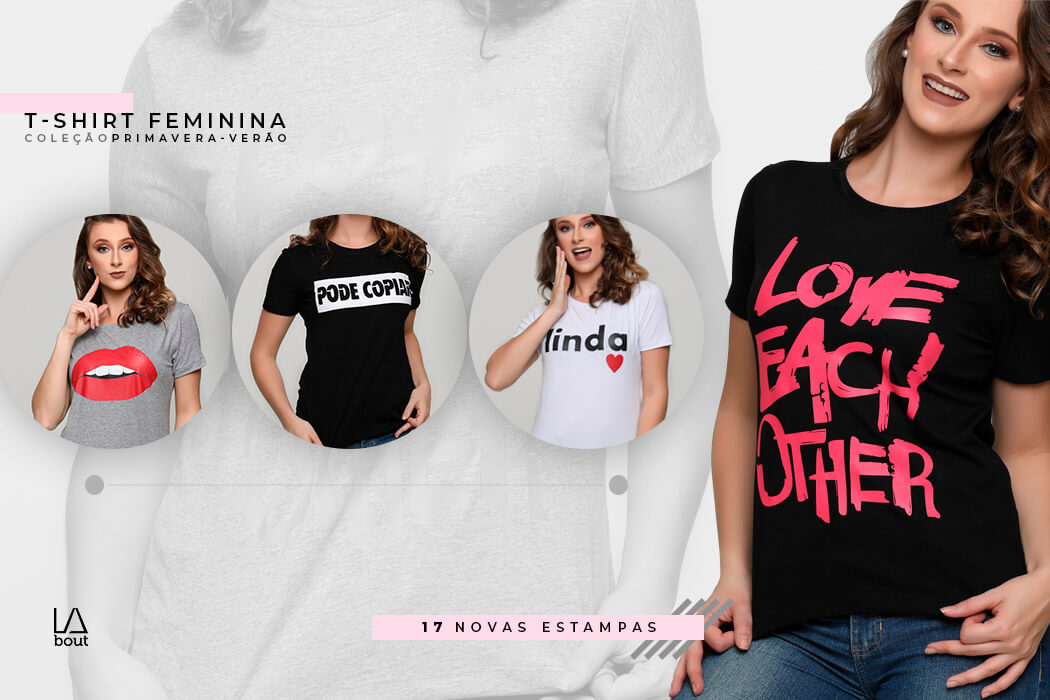T-shirts Femininas